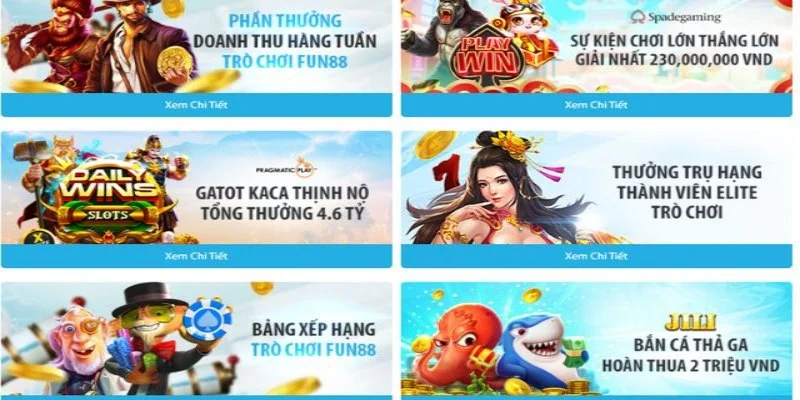 Khuyến mãi Fun88 tham gia