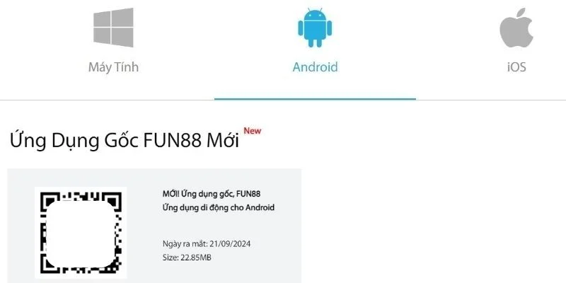 App fun88 tải android